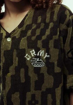Grimey Camisa De Baseball Lucky Dragon All Over Jacquard - Black - Ss24 Online
