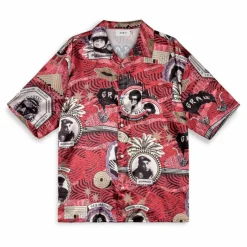 Grimey Camisa Supastar Satin - Red - Ss24 New