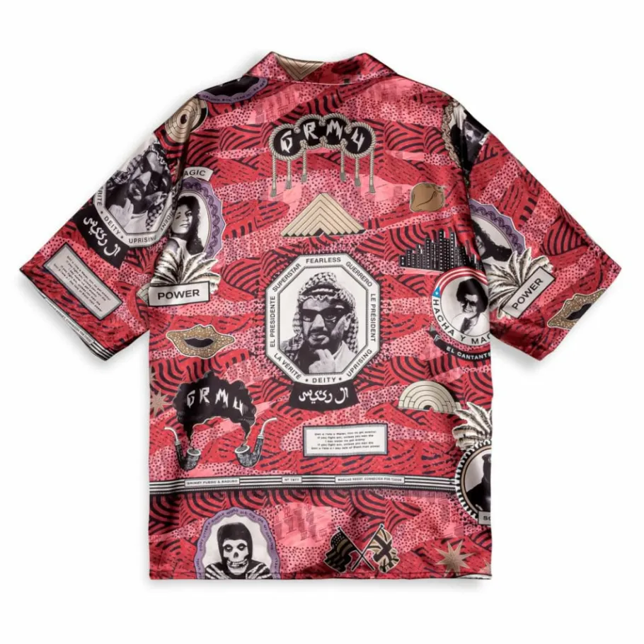 Grimey Camisa Supastar Satin - Red - Ss24 New