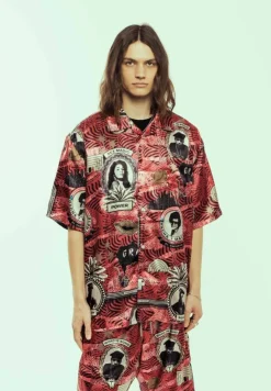 Grimey Camisa Supastar Satin - Red - Ss24 New