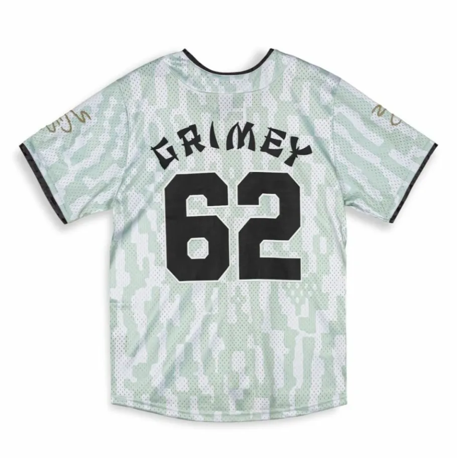 Grimey Camiseta Baseball Lucky Dragon Mesh - White - Ss24 Best Sale