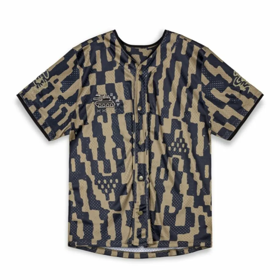 Grimey Camiseta Baseball Lucky Dragon Mesh - Black - Ss24 Hot