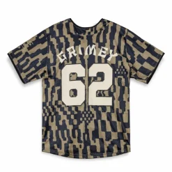 Grimey Camiseta Baseball Lucky Dragon Mesh - Black - Ss24 Hot