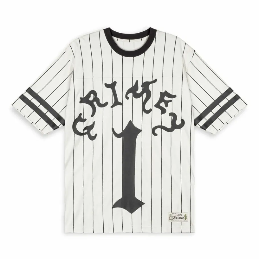 Grimey Camiseta De Football Causing Panic Heavyweight - Off White - Ss24 Clearance