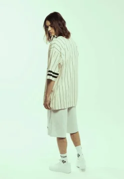Grimey Camiseta De Football Causing Panic Heavyweight - Off White - Ss24 Clearance