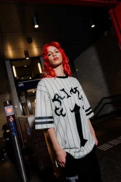 Grimey Camiseta De Football Causing Panic Heavyweight - Off White - Ss24 Clearance