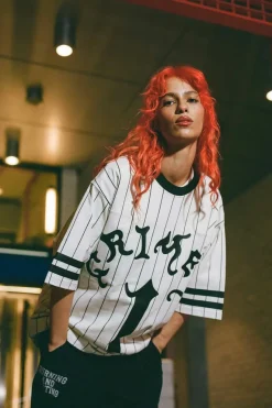 Grimey Camiseta De Football Causing Panic Heavyweight - Off White - Ss24 Clearance