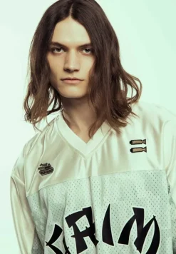 Grimey Camiseta De Football Lucky Dragon Mesh - White - Ss24 Hot