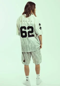 Grimey Camiseta De Football Lucky Dragon Mesh - White - Ss24 Hot
