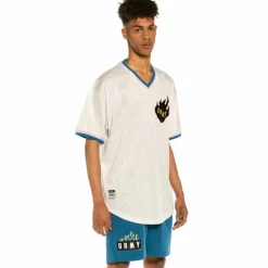 Grimey Camiseta De Mesh Trespass - White- Summer 22 Store