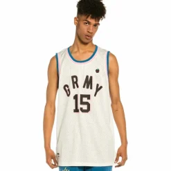 Grimey Camiseta De Tirantes Mesh Trespass - White - Summer 22 Discount