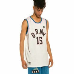 Grimey Camiseta De Tirantes Mesh Trespass - White - Summer 22 Discount