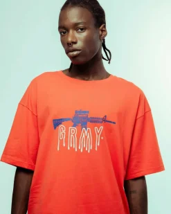 Grimey Camiseta Back At You Regular - Red - Fw23 Cheap