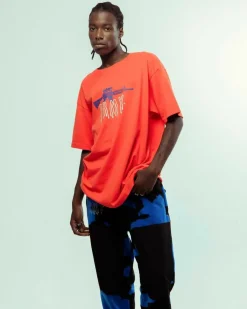 Grimey Camiseta Back At You Regular - Red - Fw23 Cheap