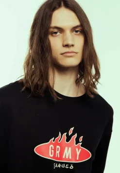 Grimey Camiseta Burn In Flames Regular - Black - Ss24 Flash Sale