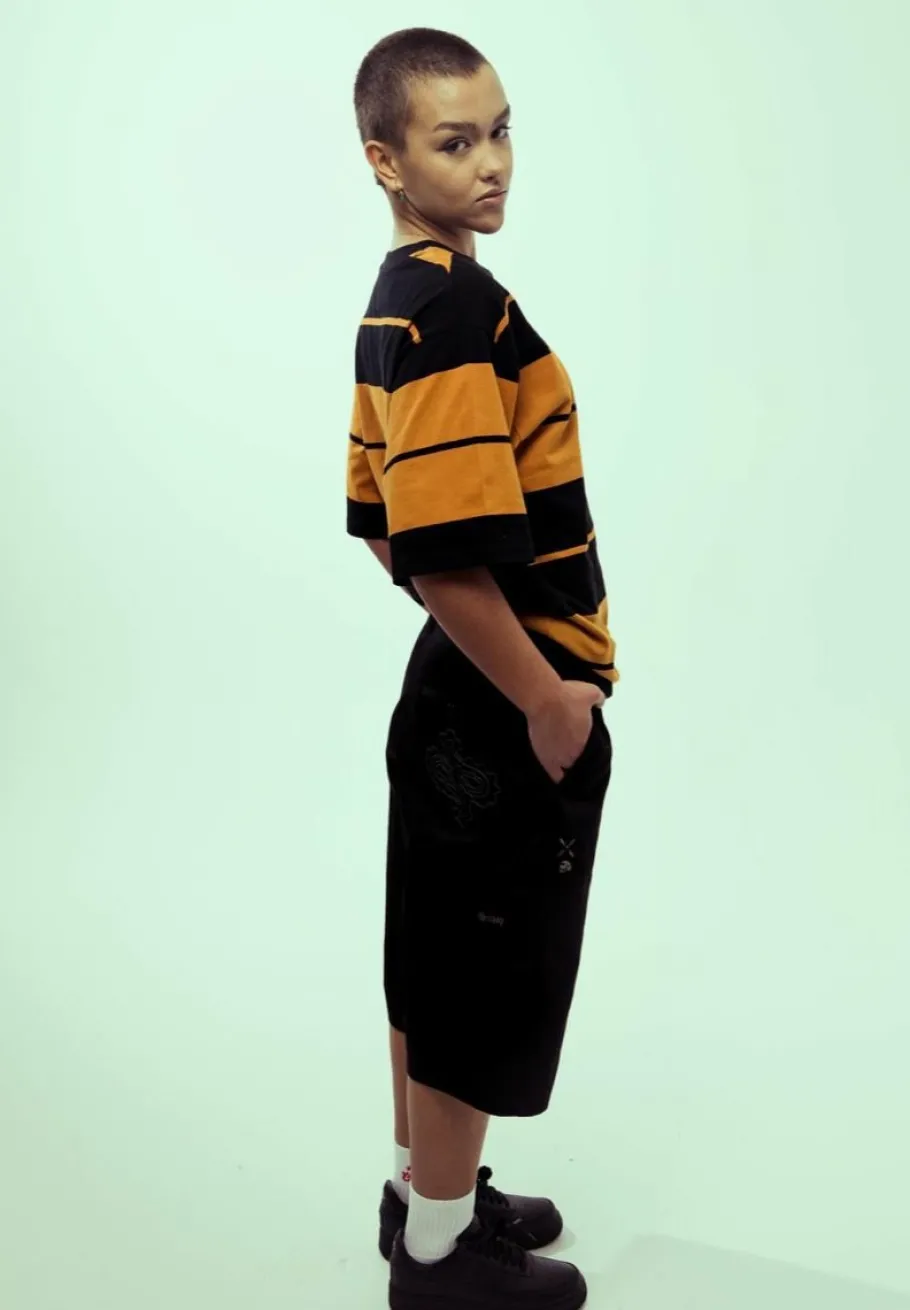 Grimey Camiseta Causing Panic Oversized - Orange - Ss24 Fashion
