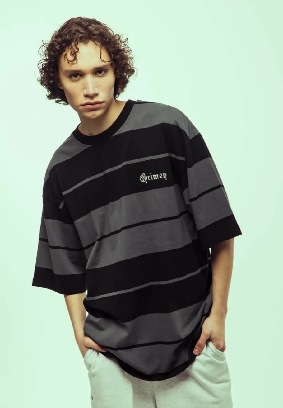 Grimey Camiseta Causing Panic Oversized - Grey - Ss24 New