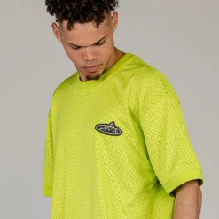 Grimey Camiseta Cloven Tongues Mesh - Fluor Lime - Summer 23 Hot