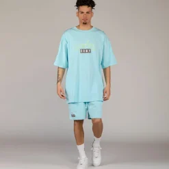 Grimey Camiseta Cloven Tongues Oversized - Blue - Summer 23 Shop