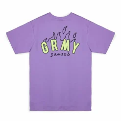 Grimey Camiseta Cloven Tongues Saqueo Regular - Violet - Summer 23 Cheap