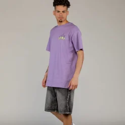 Grimey Camiseta Cloven Tongues Saqueo Regular - Violet - Summer 23 Cheap