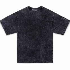 Grimey Camiseta Cloven Tongues Stone Washed Oversized - Washed Black - Summer 23 Store