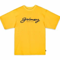 Grimey Camiseta "Dust Storm" Heavyweight - Yellow - Fall 22 Discount