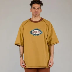 Grimey Camiseta Fire Route Oversized - Brown - Spring 23 Hot