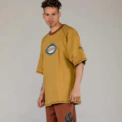 Grimey Camiseta Fire Route Oversized - Brown - Spring 23 Hot