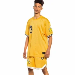Grimey Camiseta "Jungle Punch" Mesh - Yellow - Spring 22 Discount