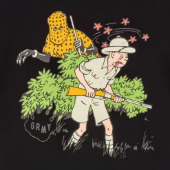 Grimey Camiseta Les Colonies Regular - Black - Fw23 Cheap