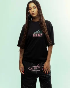 Grimey Camiseta Melted Stone Oversized - Black - Fw23 Shop