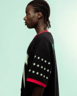 Grimey Camiseta Nablus Oversized Heavyweight - Black - Fw23 Fashion