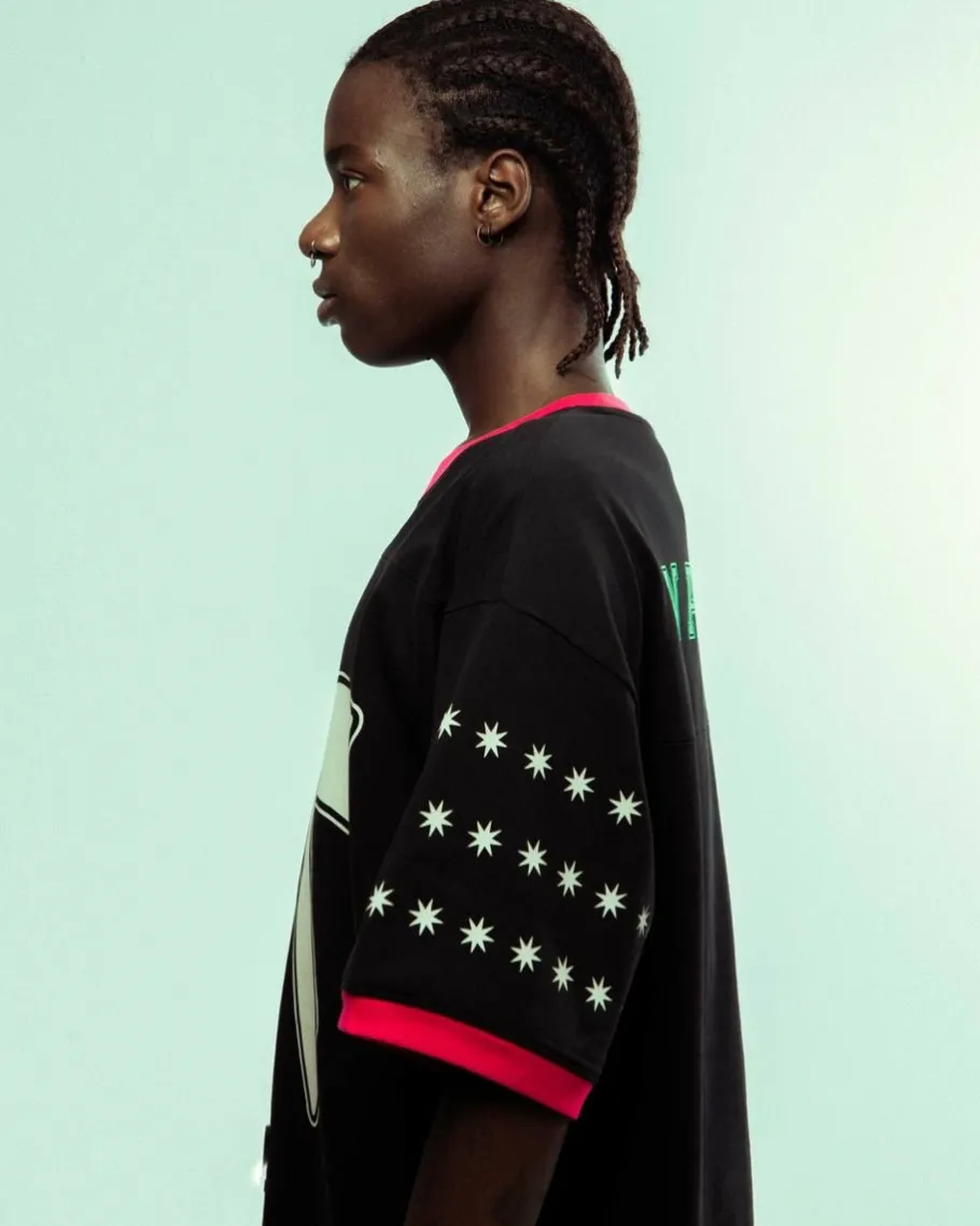 Grimey Camiseta Nablus Oversized Heavyweight - Black - Fw23 Fashion