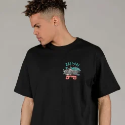 Grimey Camiseta The Bali-Hai Regular - Black - Spring 23 Flash Sale