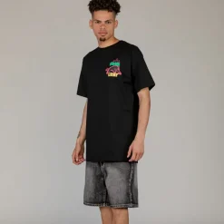 Grimey Camiseta The Brave Junction Regular - Black - Summer 23 Store