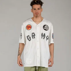 Grimey Camiseta The Clout Mesh Baseball - White - Spring 23 Shop