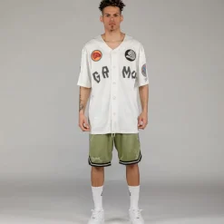 Grimey Camiseta The Clout Mesh Baseball - White - Spring 23 Shop