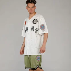 Grimey Camiseta The Clout Mesh Baseball - White - Spring 23 Shop