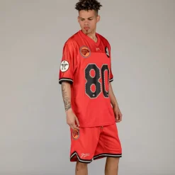 Grimey Camiseta The Clout Mesh Football - Red - Spring 23 Cheap