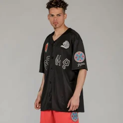 Grimey Camiseta The Clout Mesh Baseball - Black - Spring 23 Fashion
