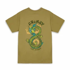 Grimey Camiseta The Lucky Dragon - Millitary Green - Ss24 Outlet