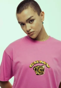 Grimey Camiseta The Slowly We Rot Regular - Pink - Ss24 Store