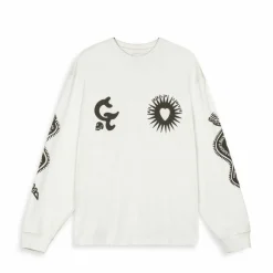 Grimey Camiseta Manga Larga Causing Panic - Off White - Ss24 Store