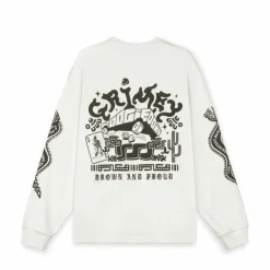 Grimey Camiseta Manga Larga Causing Panic - Off White - Ss24 Store