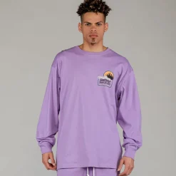 Grimey Camiseta Manga Larga Ufollow - Lilac - Spring 23 Store