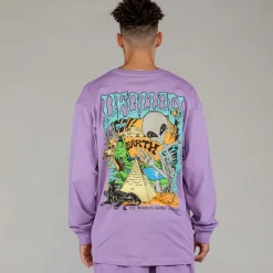 Grimey Camiseta Manga Larga Ufollow - Lilac - Spring 23 Store