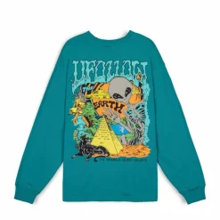 Grimey Camiseta Manga Larga Ufollow - Blue - Spring 23 Fashion