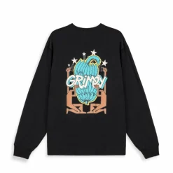 Grimey Camiseta Manga Larga Jurassic Proud - Black - Ss24 Hot