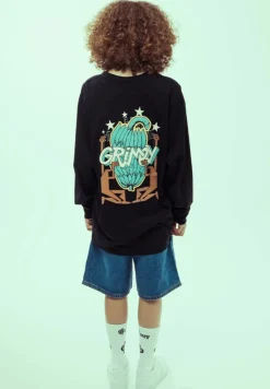 Grimey Camiseta Manga Larga Jurassic Proud - Black - Ss24 Hot